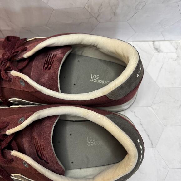 New Balance 501 Sneakers MZ501HSS Mens Size 17 Maroon Athletic Casual Shoes EUC main image 8